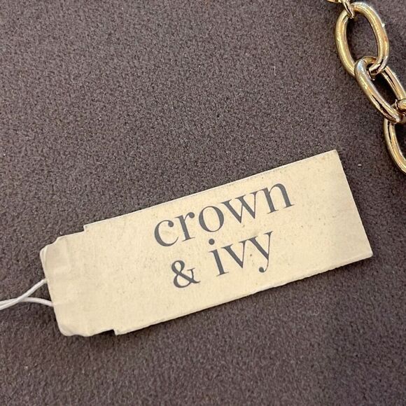 Crown & Ivy Womens Montauk‎ Weekend Sea Charm Bracelet Goldtone NWT - Picture 6 of 6